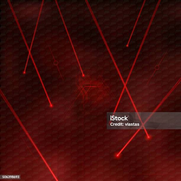 Red Lasers Stock Illustration - Download Image Now - Red Background, Black Color, Laser