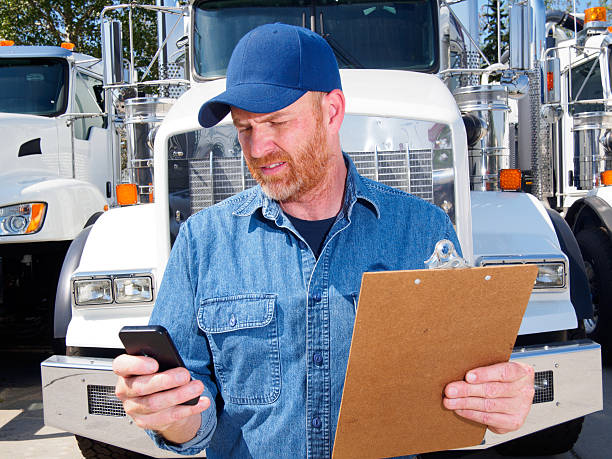 istock Truck Driver and Manifest 506398907