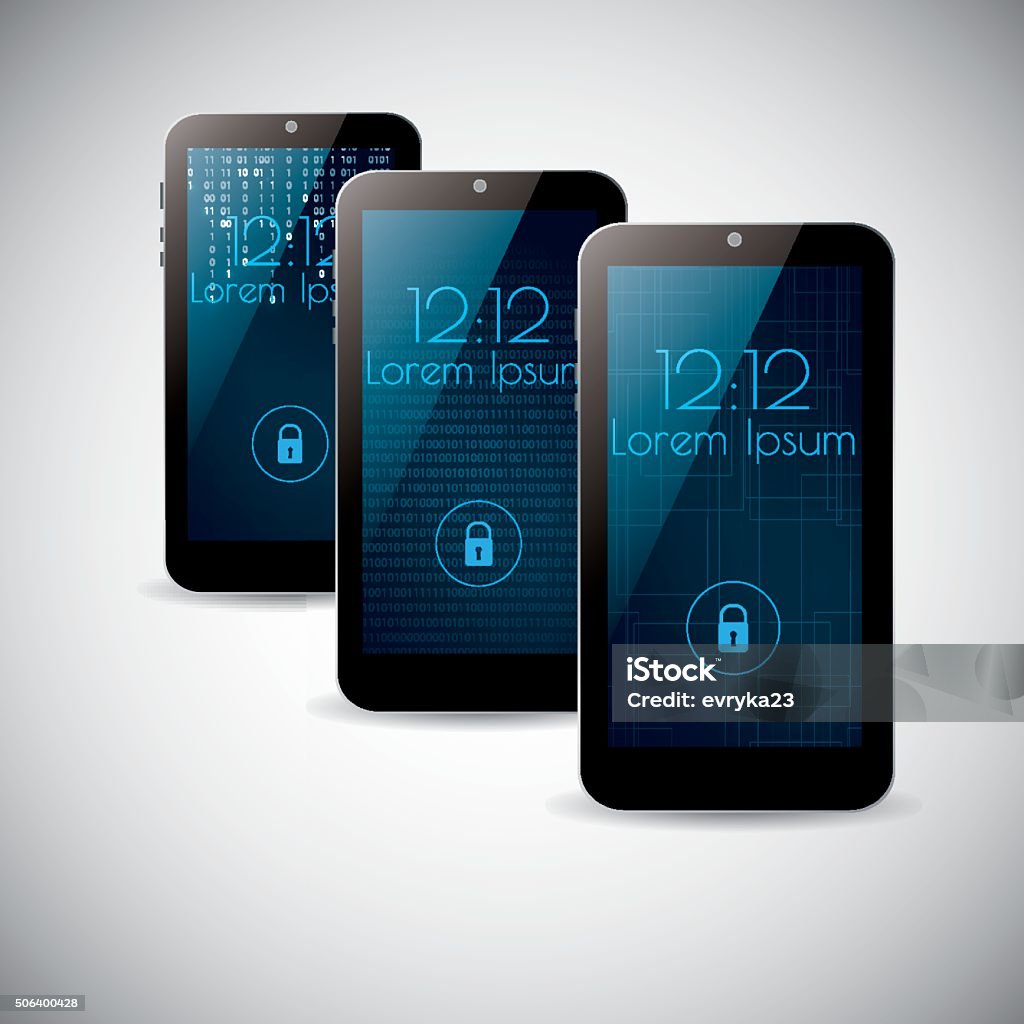 Background Interface Phone Smartphone Interface Background Themes Vector Design Stock Illustration ...