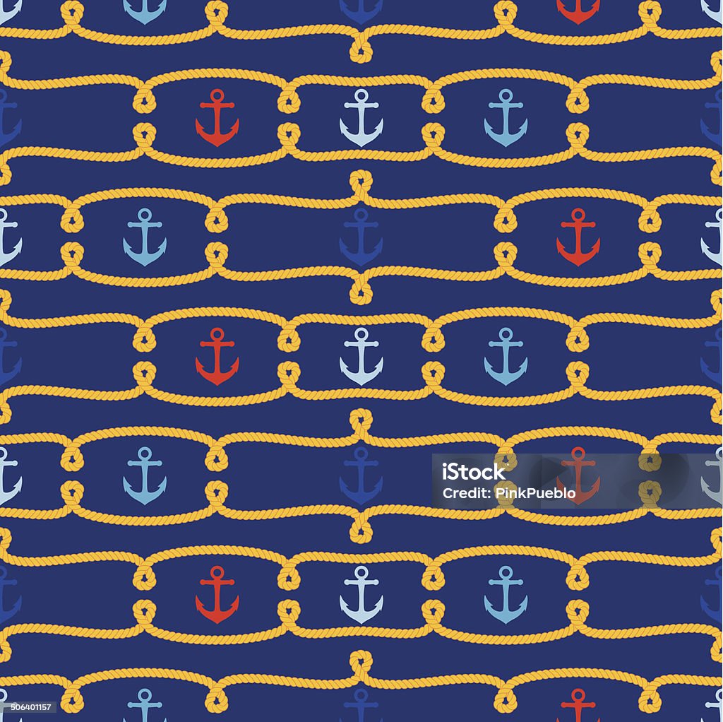 Gradient Background Nautical Seamless Tileable Nautical Themed Vector Background Or Wallpaper Stock ...