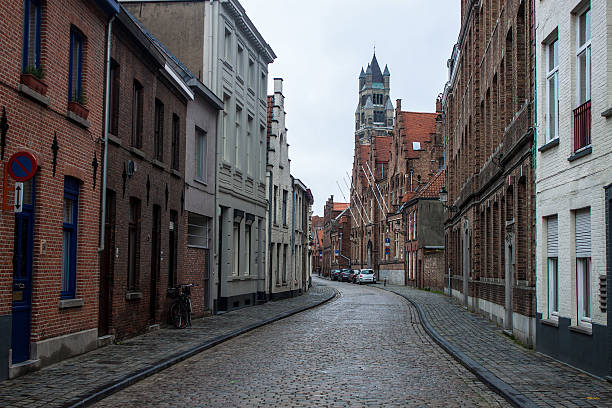 istock Traditional brick houses in Bruges 506401245