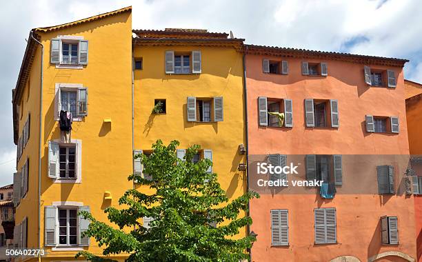 Grasse Architecture Of Grasse Town Stock Photo - Download Image Now - Grasse, City, Town