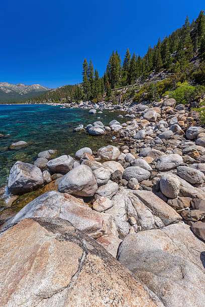 istock Lake Tahoe Views with Rocks 506430463