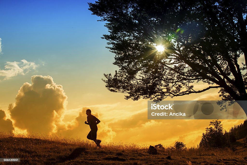 silhouette di una giacca con - Foto stock royalty-free di Adulto