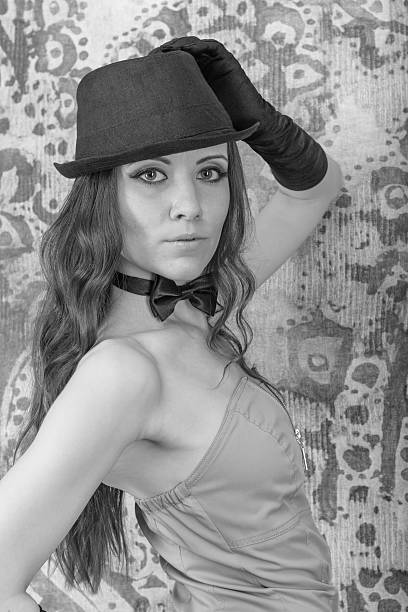 istock Black and white portrait woman 506431159