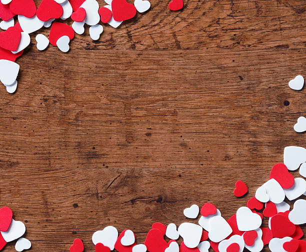 istock Valentines background with heap of small hearts 506431468