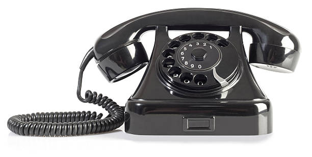 istock Black Bakelite Telephone Cutout 506431561