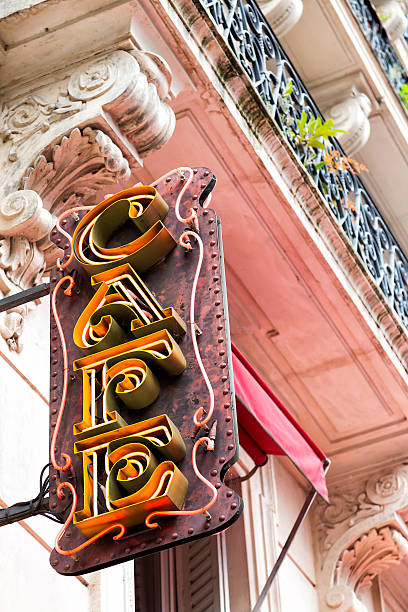 istock Cafe Sign, Paris, France 506433311