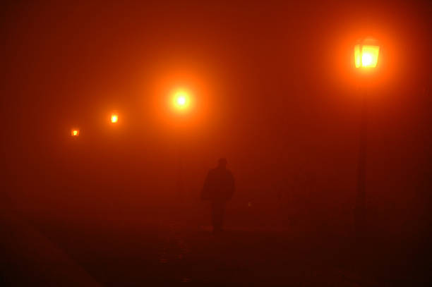istock foggy night in the town 506433586