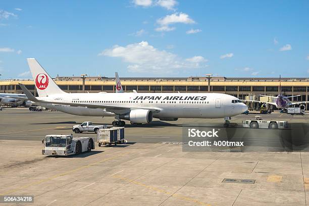 Japan Airlines Stock Photo - Download Image Now - Airplane, Airport, Airport Departure Area