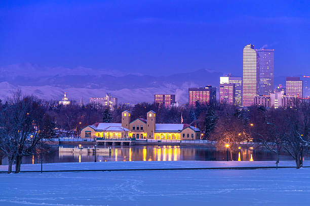 istock Denver Colorado Skyline in Snow Feb 2013 506434265