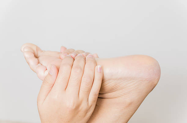 istock Beautiful female a foot and a heel 506434319