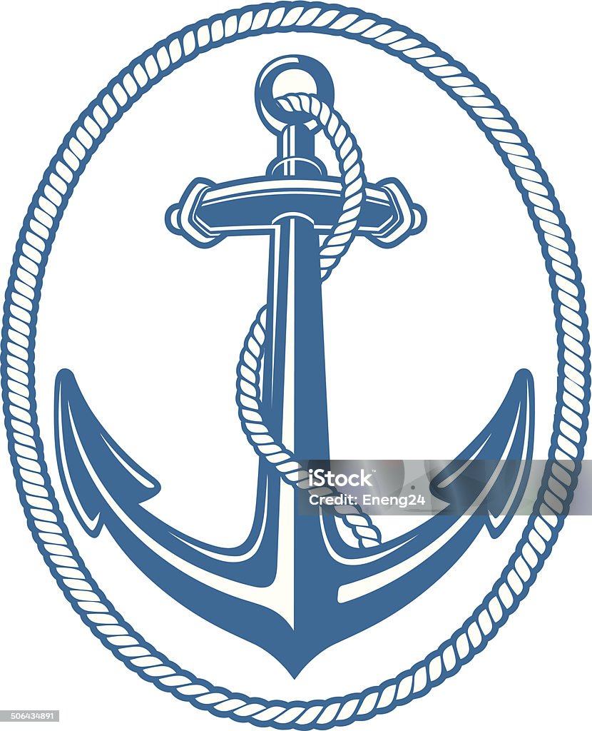 Anchor Rope Design Anchor Rope Stock Illustration - Download Image Now - Anchor - Vessel ...