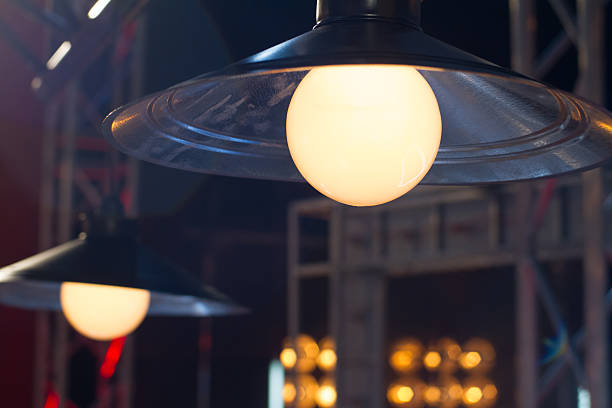 istock lamp with dirty lampshade 506435762