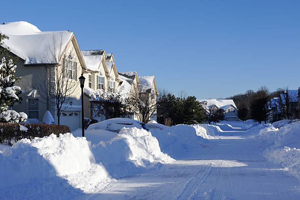 istock Houses in Winter Morning 506436042