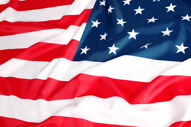 istock Close up of American flag 506436277