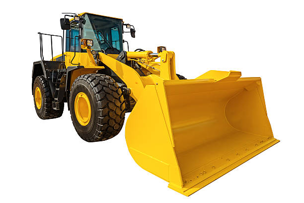 istock Loader excavator construction machinery equipment isolated with 506437474