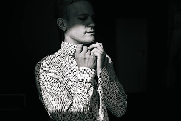 istock Wedding portrait of groom 506439122