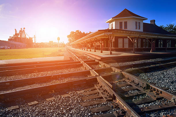 istock Sunrise at Railroad Station 506439996