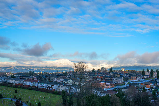 istock NorthShore mountains from North Burnaby 506441968