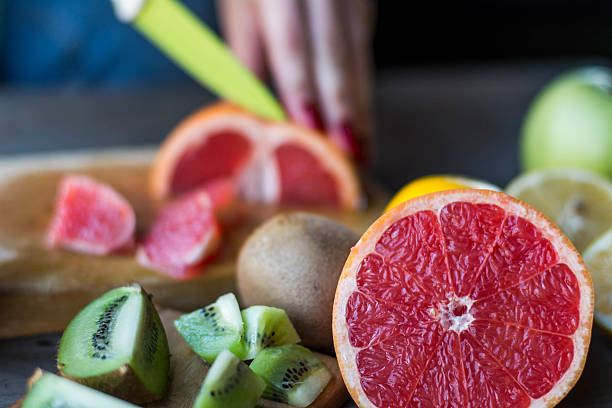 istock Fresh citrus fruits on the table 506443342