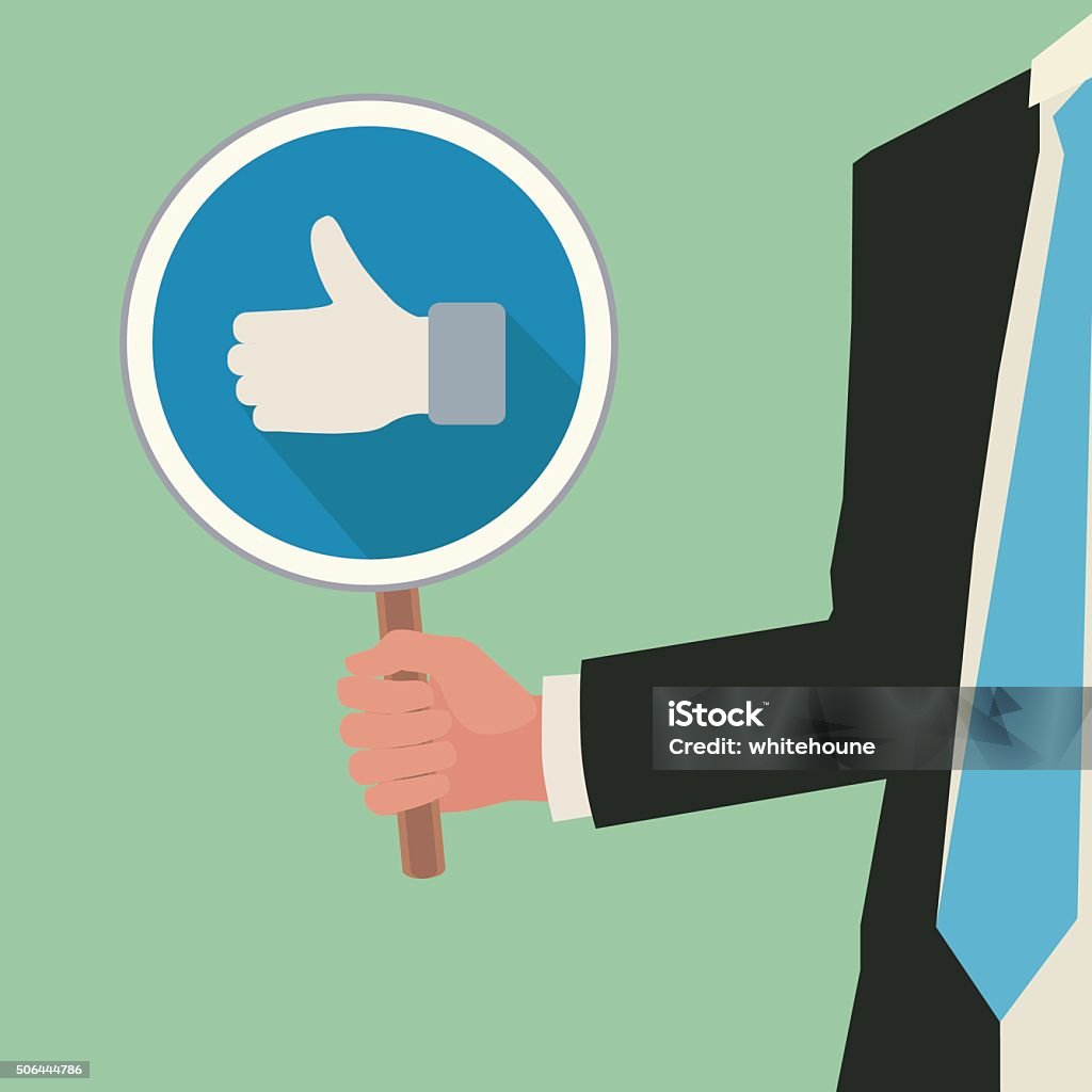Good Sign Illustration Stock Illustration - Download Image Now - Blue ...
