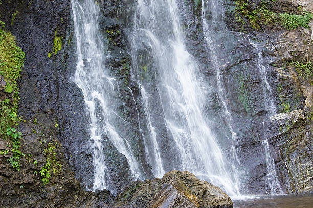istock Klong Lan waterfall in tropical rain forest of Thailand 506444872