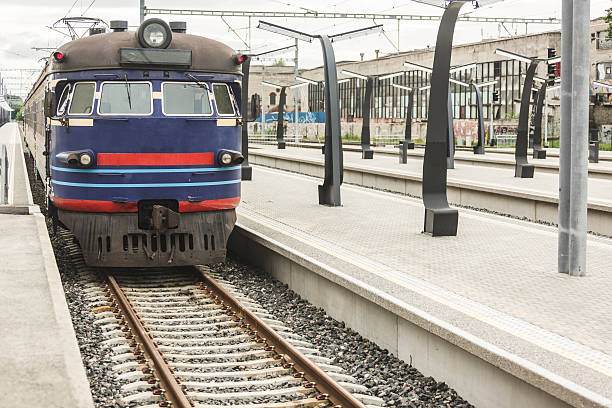 istock Train in Tallinn Station 506465213