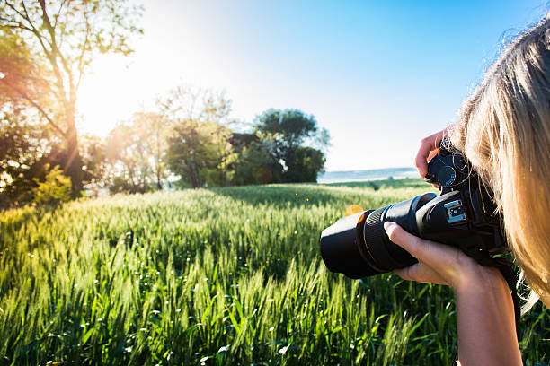 istock young blonde girl making photo 506465627