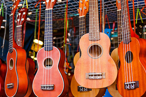 istock Ukulele guitar for sell in the market 506466589