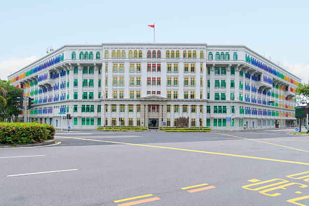 istock building with colorful windows at clark quay, Singapore 506468036