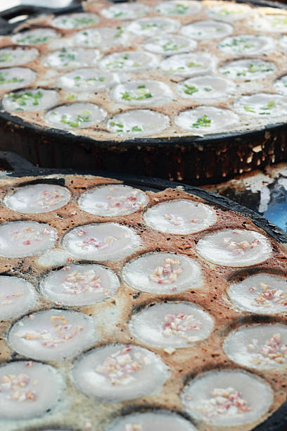 istock Coconut milk mix sugar and flour. 506468335