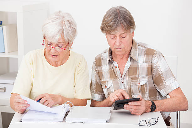 istock Senior Couple Doing Their Finances 506468979