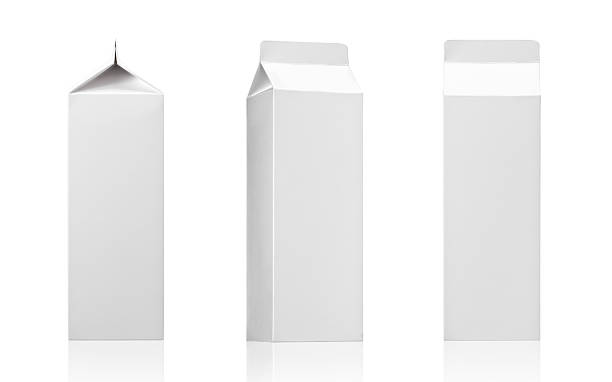istock Milk or juice Carton paper box pack. Realistic photo image 506469855