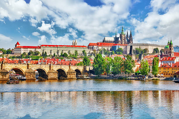 istock View of Prague Castle and Charles Bridge. 506470698