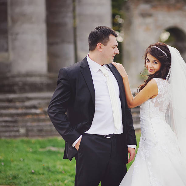 istock beautiful wedding couple 506470813