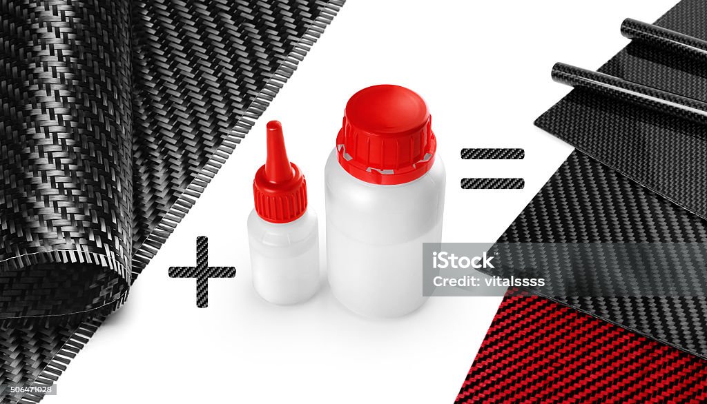 Carbon Fiber Cloth Fabric Epoxy Resin And Hardener Stock Photo - Download  Image Now - iStock