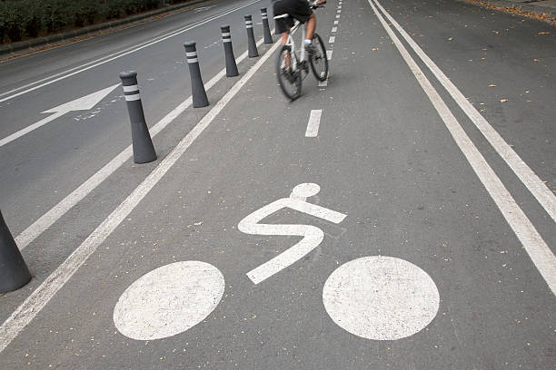 istock Bike Lane Symbol 506475304