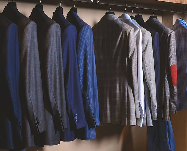 istock Men suits in a retail store 506479048