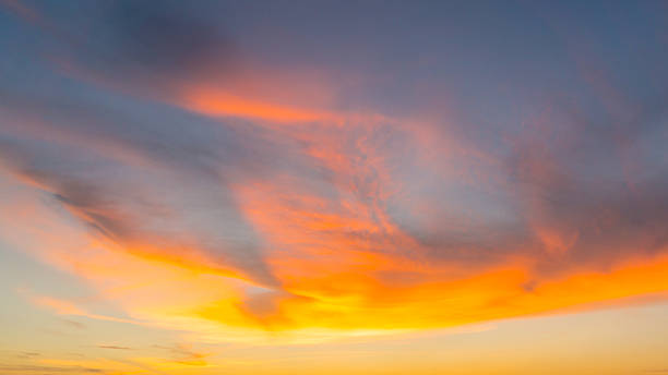 istock Fiery orange sunset sky. Beautiful sky. 506484704