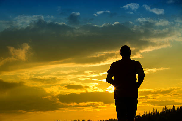 istock silhouette of a jogger 506495439