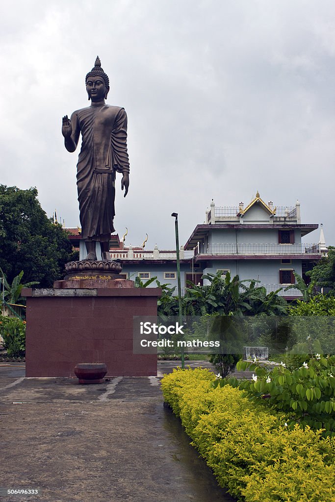 Buddha-statue im Bodhgaya - Lizenzfrei Antiquität Stock-Foto