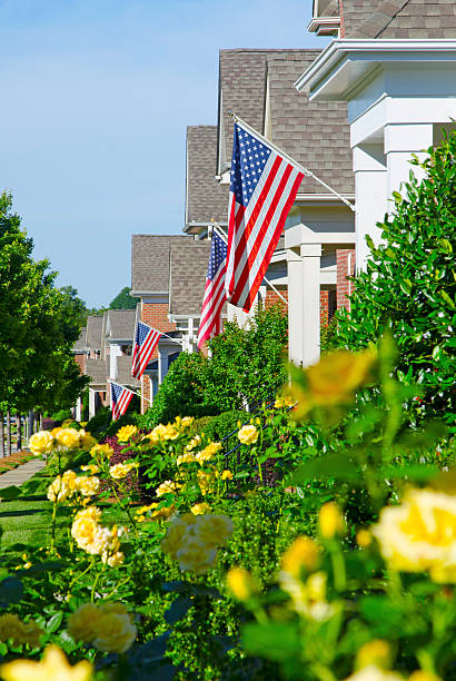 istock Patriotic Houses 506498609