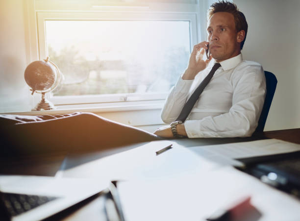 istock Laid back confident business man 506503564
