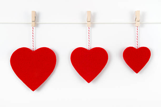 istock Hanging Red Hearts for Valentine's Day 506506092