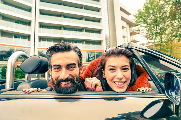 istock Handsome hipster boyfriend having fun with girlfriend 506514094