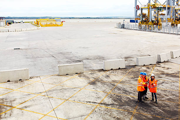 istock Waiting for the next container ship to hit port 506515762
