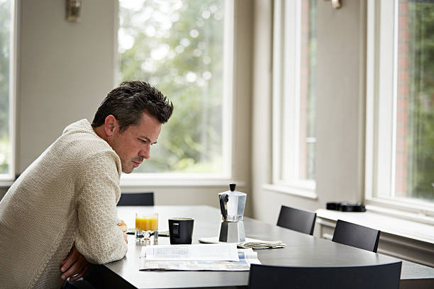 Catching up on current events over breakfast