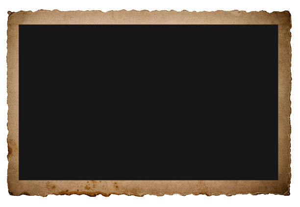 istock Vintage picture frame isolated on white 506518264
