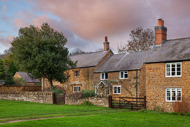 istock Warwickshire village, England. 506518434